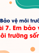 Bài 7 Em bảo vệ môi trường sống